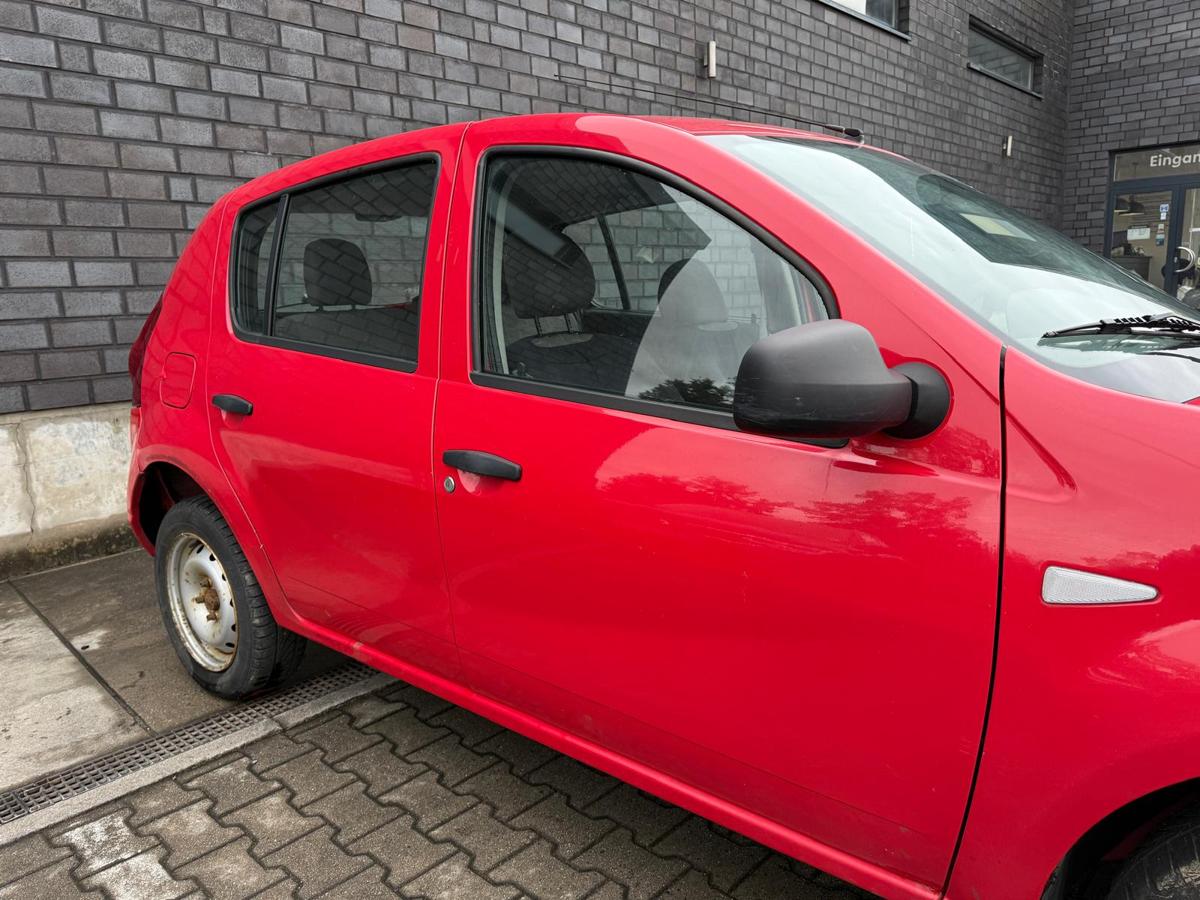 Dacia Sandero SD original Tür vorn rechts OV21D Red Passion Rohbau BJ09
